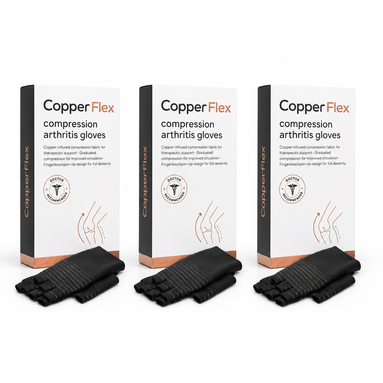 CopperFlex Compression Gloves