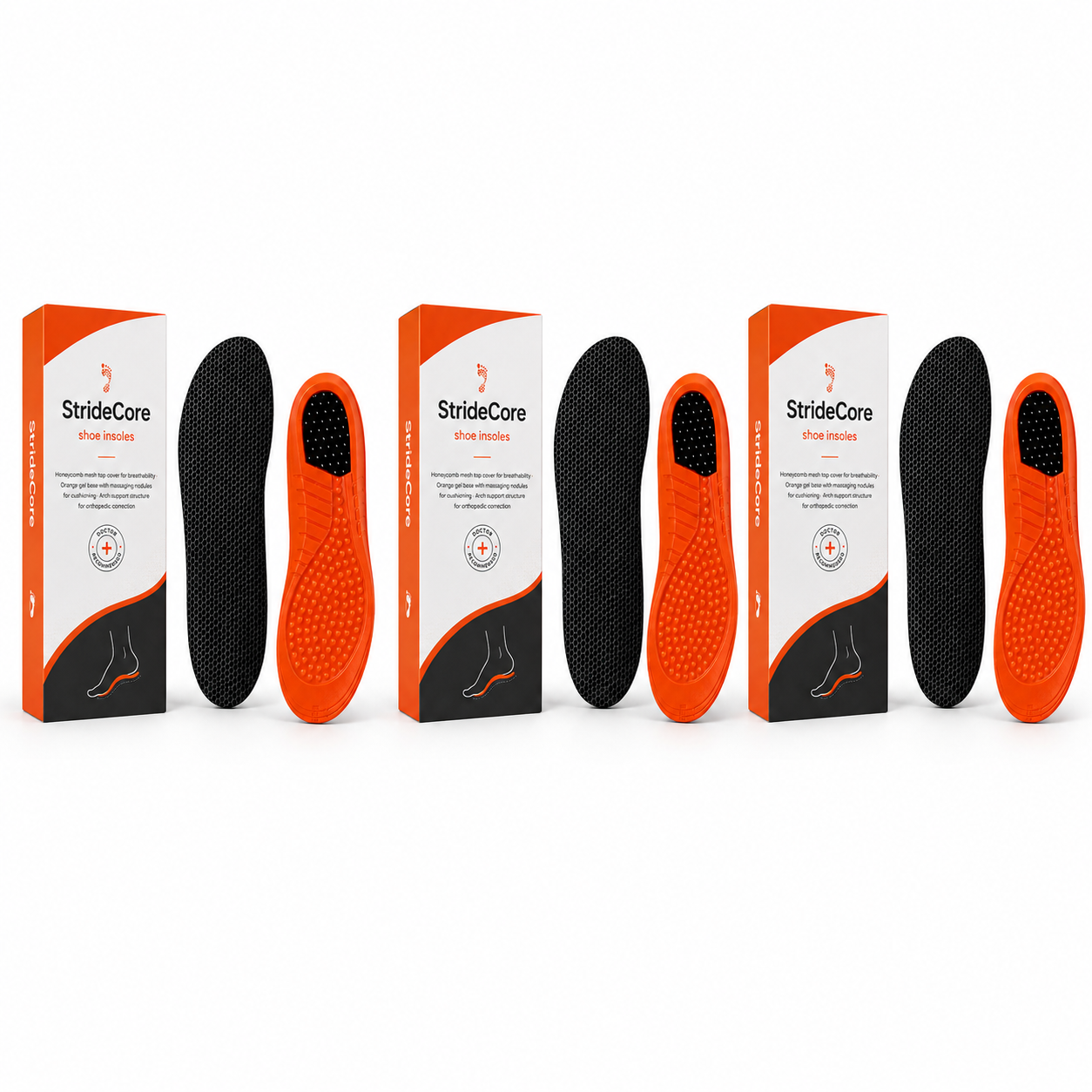 StrideCore Orthopedic Insoles