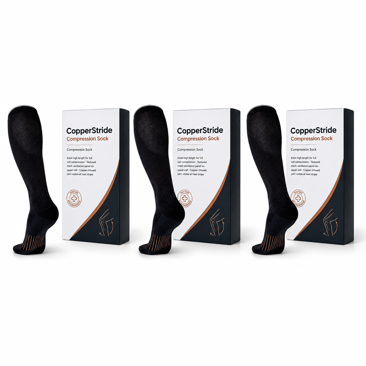 CopperStride Compression Sock