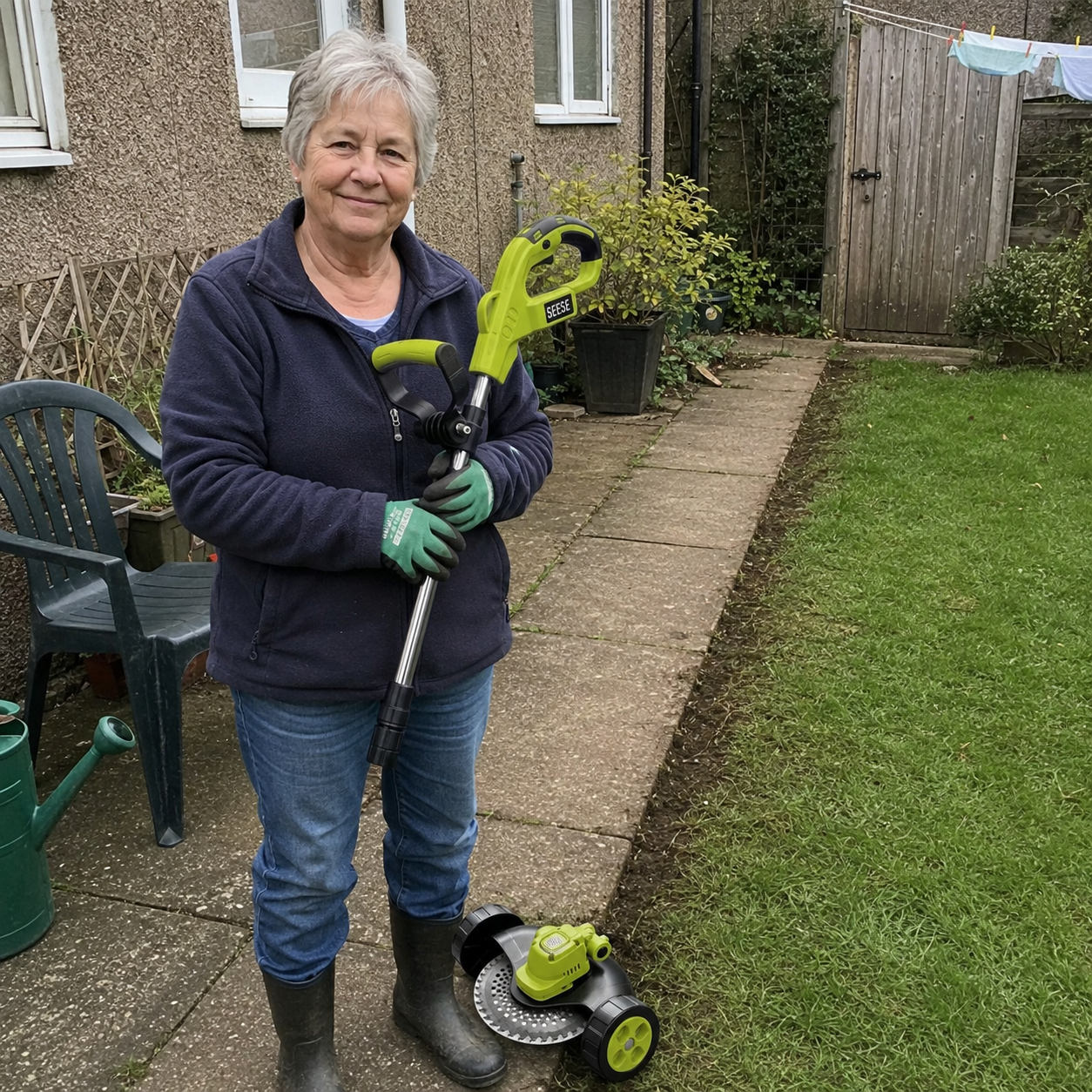 SEESE Cordless 3-in-1 Lawn Trimmer 8